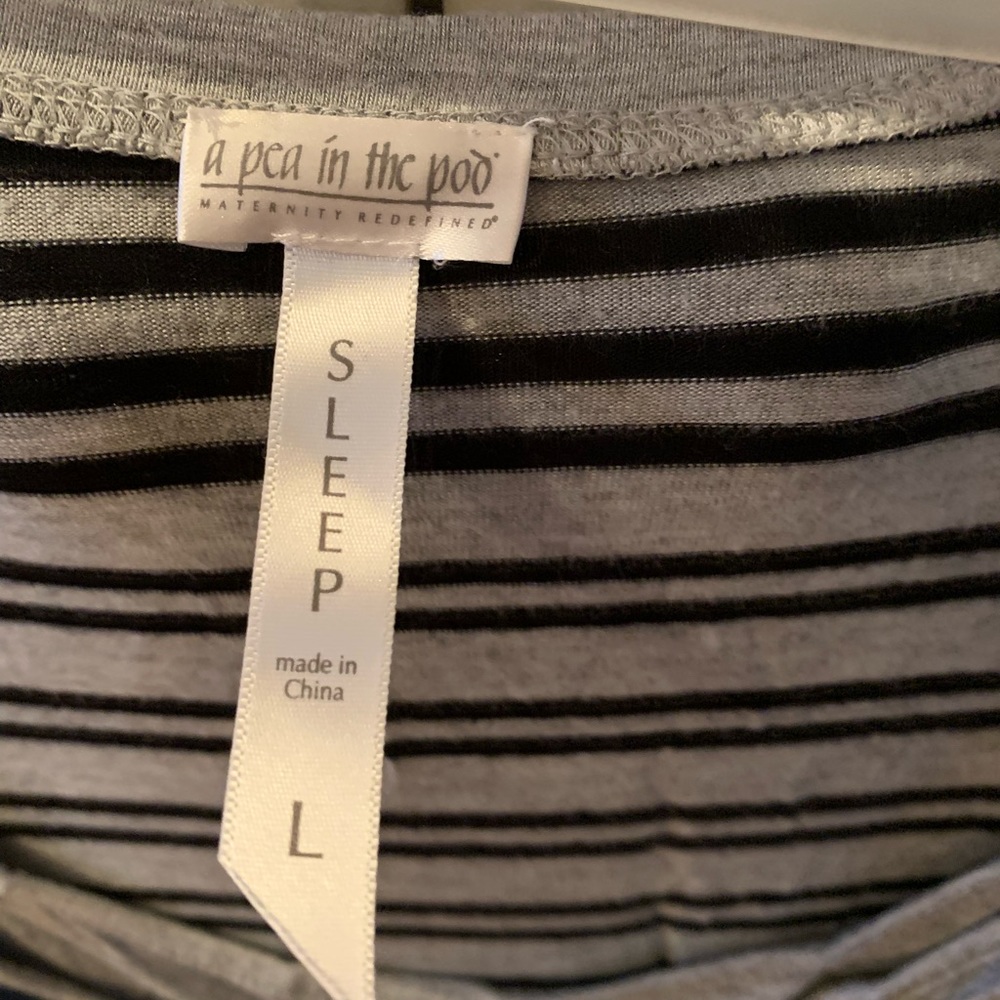 Maternity sleepwear set - Picture 3 of 8